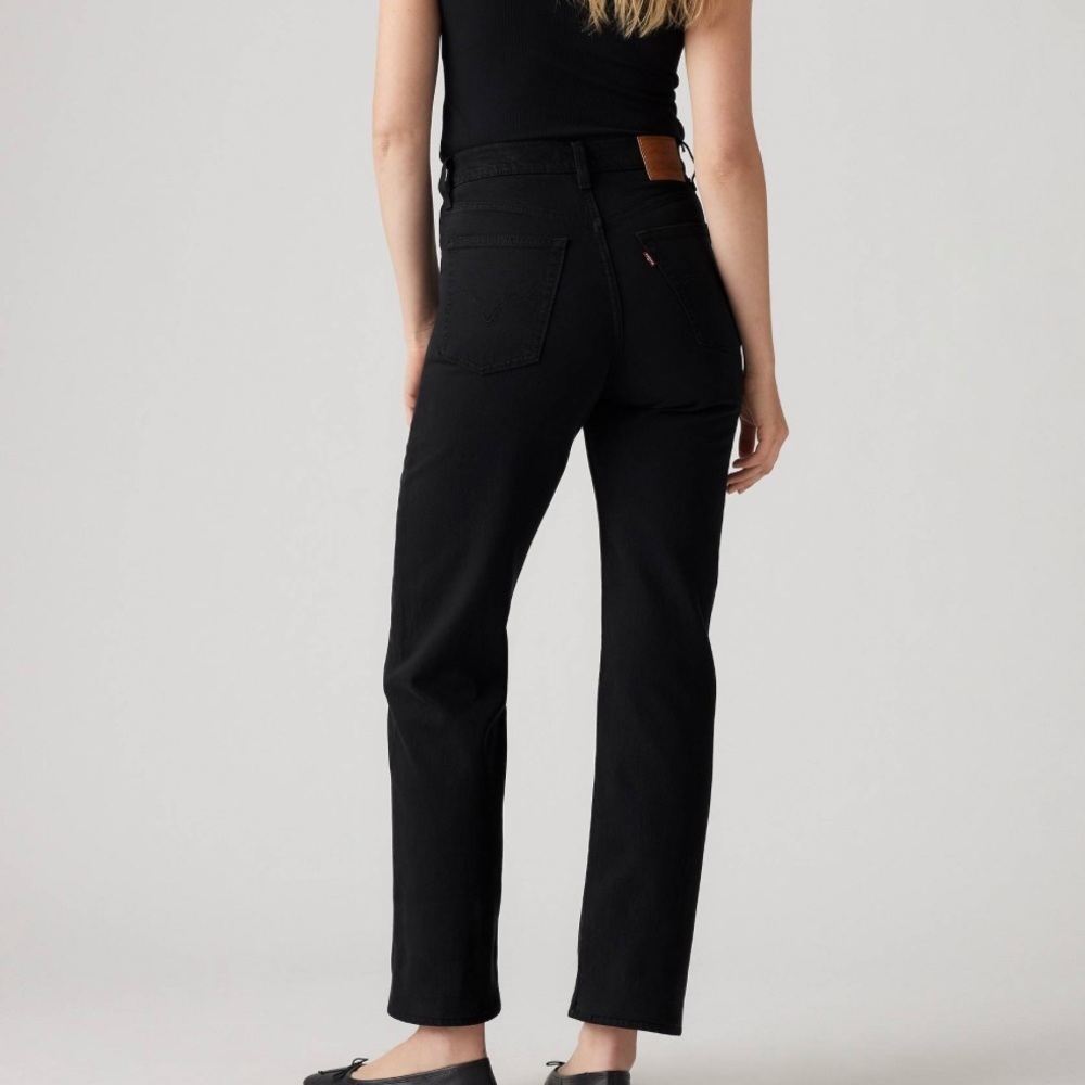 Levi’s ribcage straight ankle Black Jeans